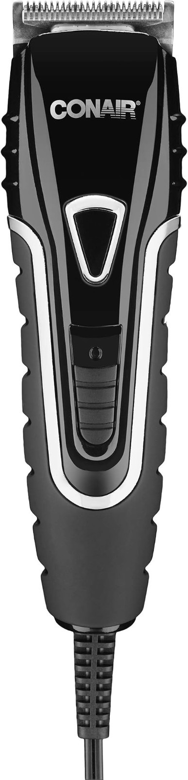 Conair Barber Hair Clippers Barbershop Series No-Slip Grip Home Haircut Kit, NEW