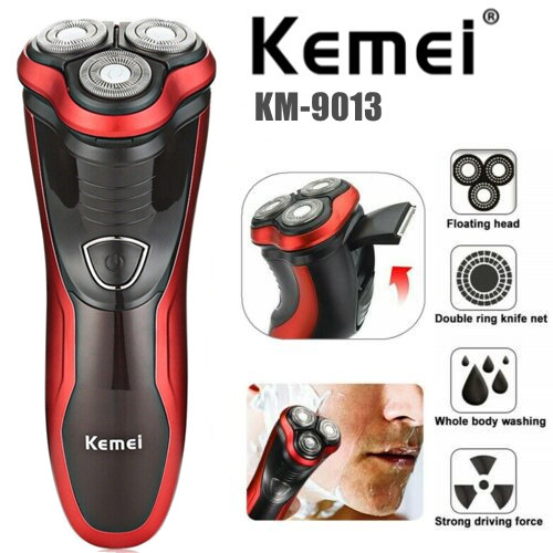 Men’s Razor Rotary Waterproof Electric Shaver Pop-Up Trimmer Wet Dry Cordless US