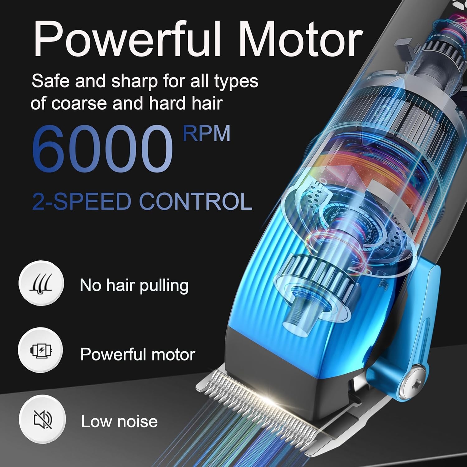 Kemei Clippers and Trimmers Set,Professional Hair Clippers for Men,Mens Cordless