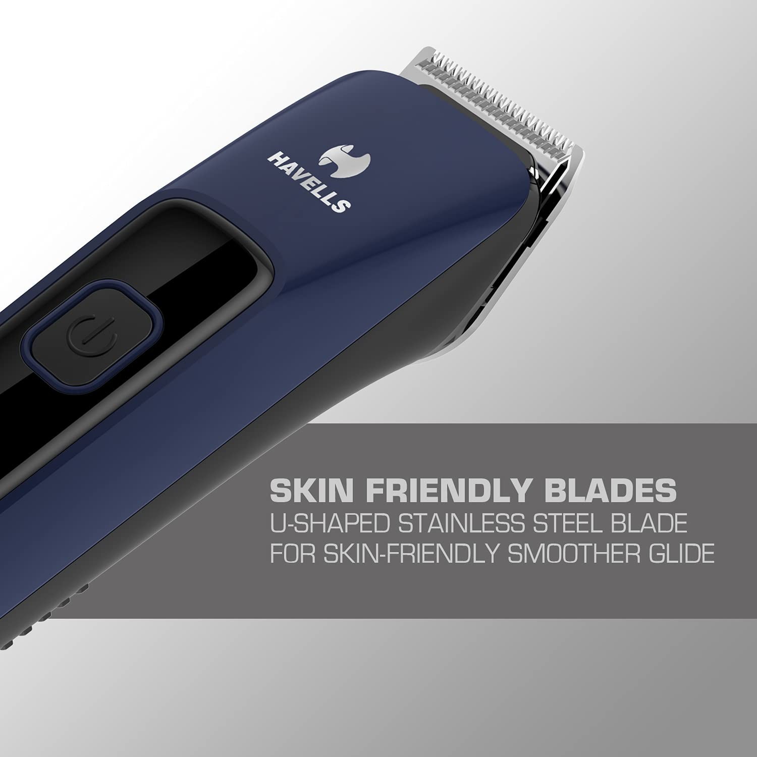 Havells Bt5112C Li-Ion Men Cord & Cordless Beard Trimmer (Blue), Battery Powered