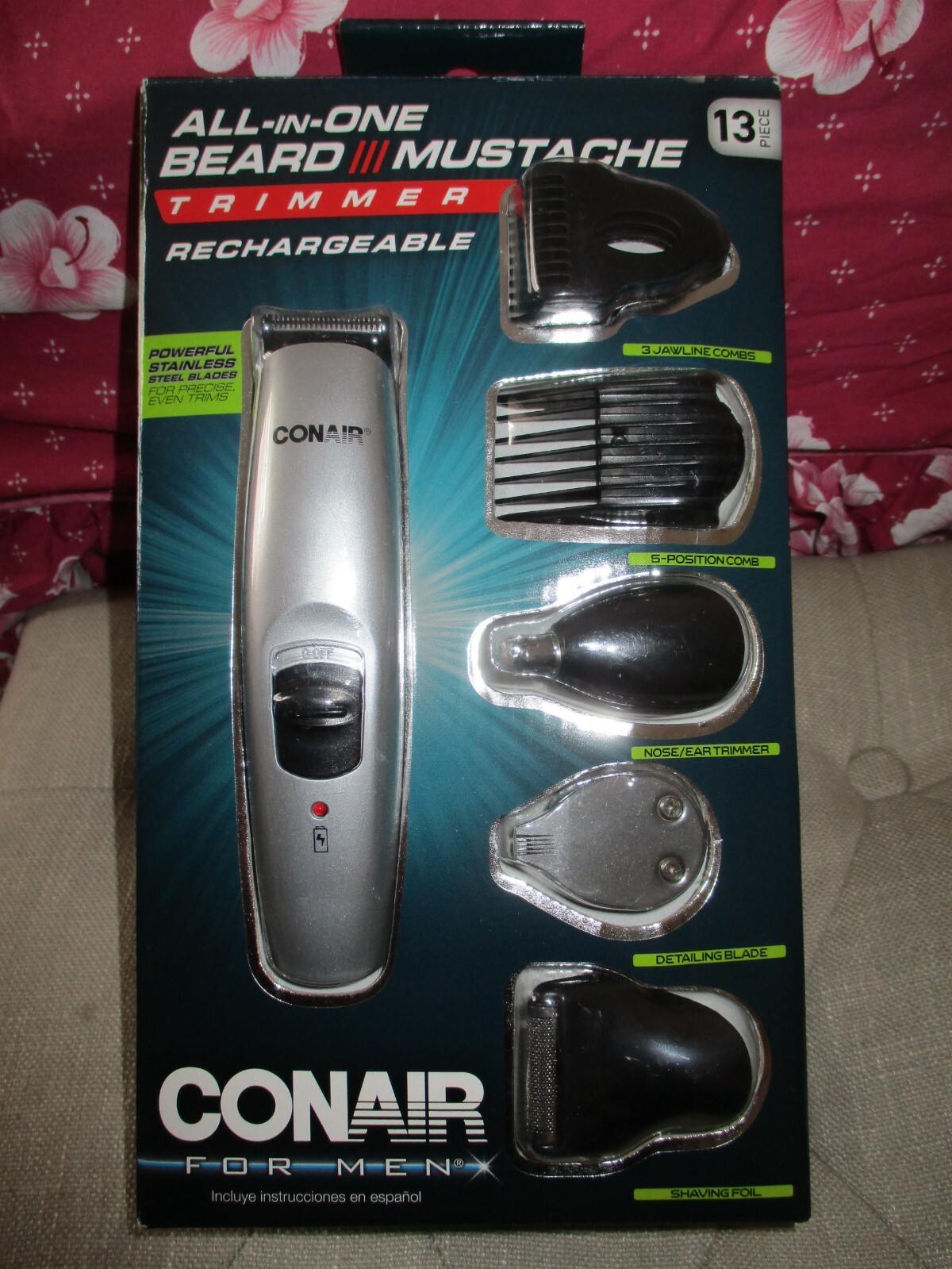 NEW 14 or 13 PC Conair All-In-1 Beard Mustache Hair Nose Ear Trimmer