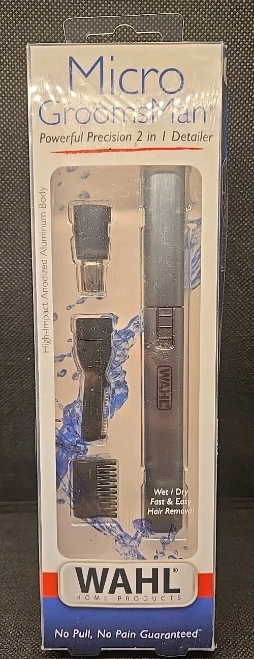 WAHL 2-In-1 Nose Ear Hair BATTERY Wet/Dry Compact Precision Detailer Trimmer NIB