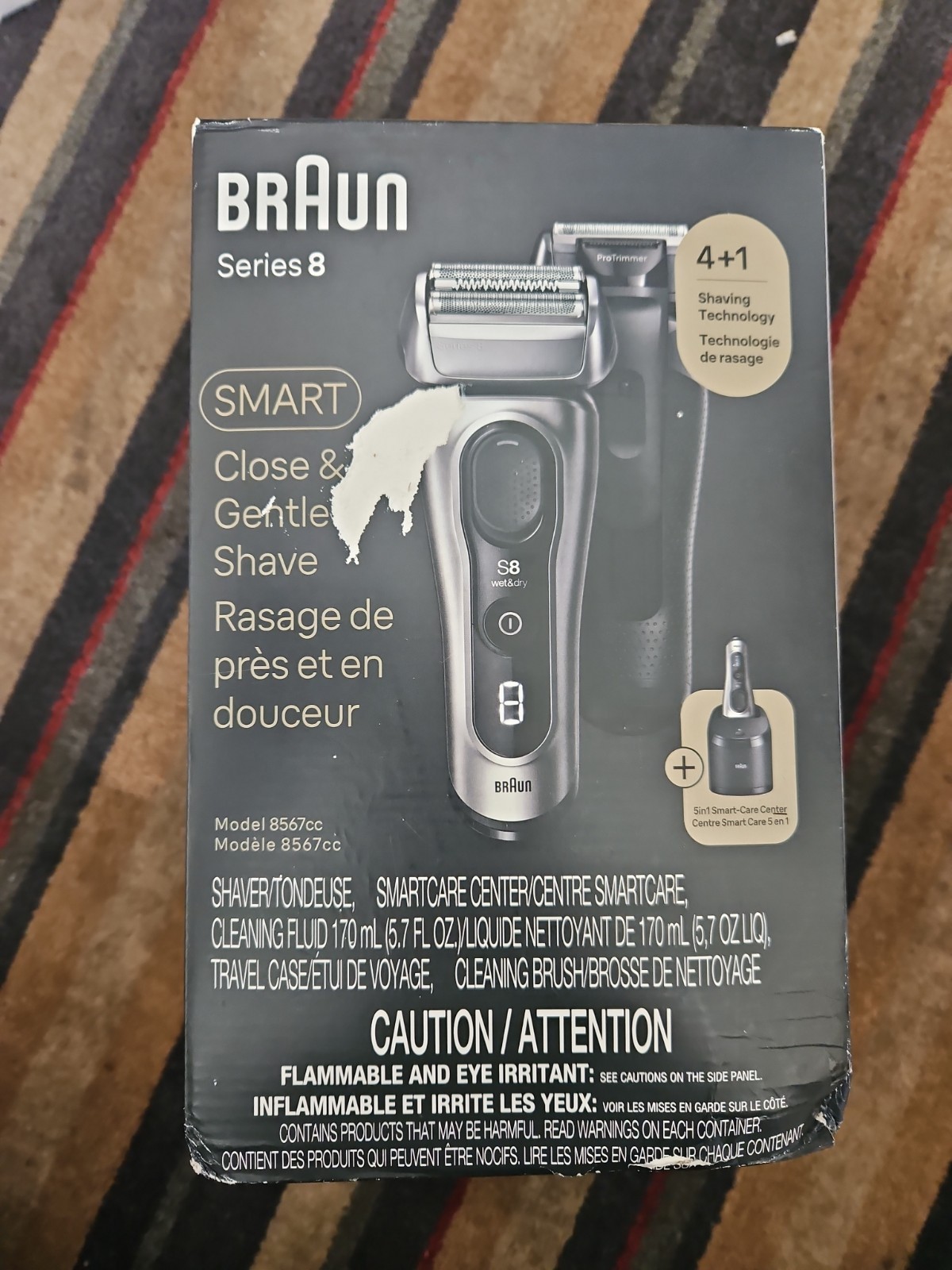 Braun Series 8 8567cc Smart Electric Shaver Wet & Dry 5-in-1 SmartCare