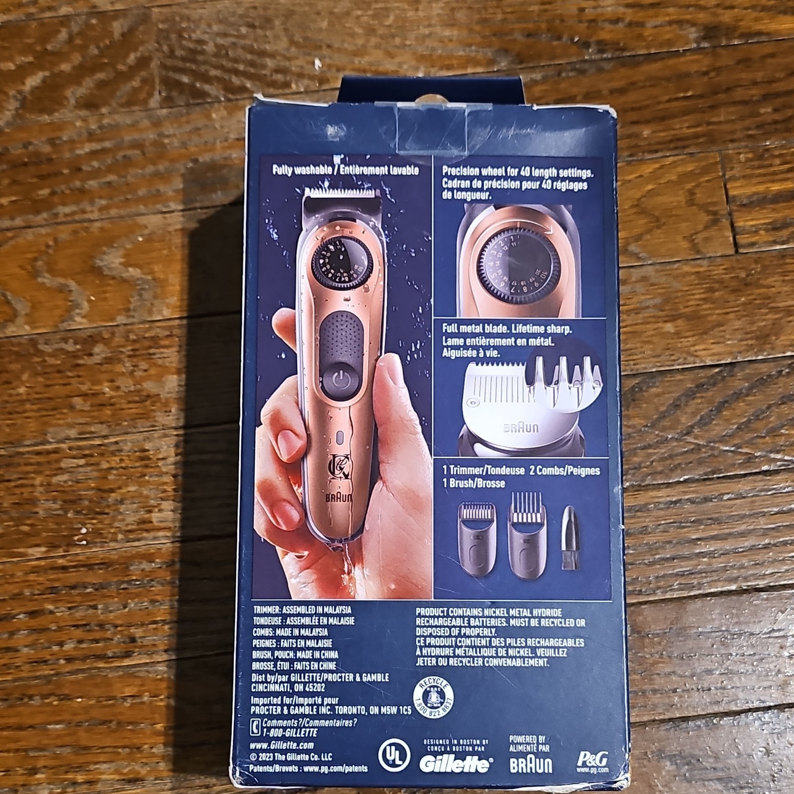 King C. Gillette Beard Trimmer Pro Cordless Washable Precision 0.5-20mm