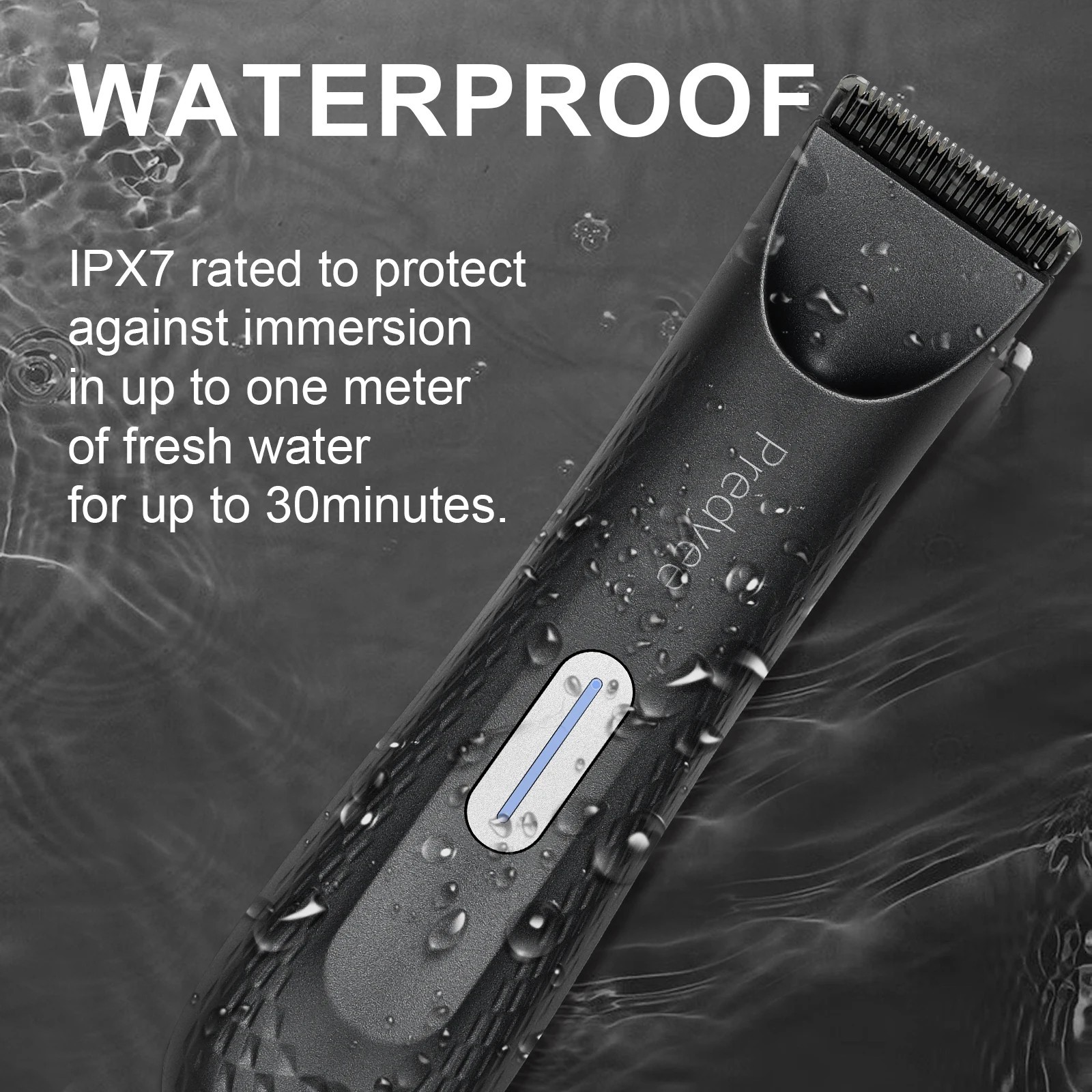 Electric Groin Hair Trimmer for Men,Body Groomer & Pubic Waterproof Hair Trimmer