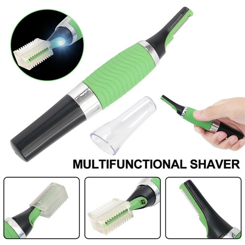 Men’s Nose Ear Face Neck Eyebrow Hair Mustache Beard Trimmer Shaver Clipper US