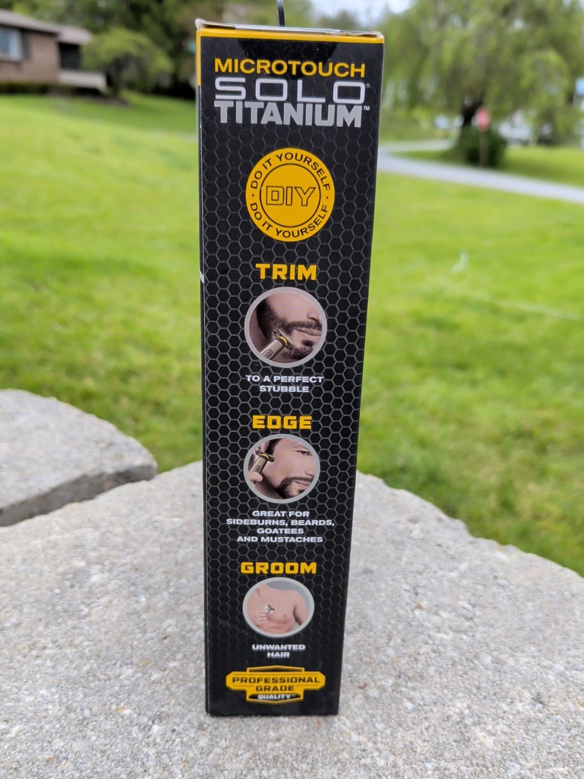 New Sealed MicroTouch Solo Titanium Full Body Grooming Trimmer for Men
