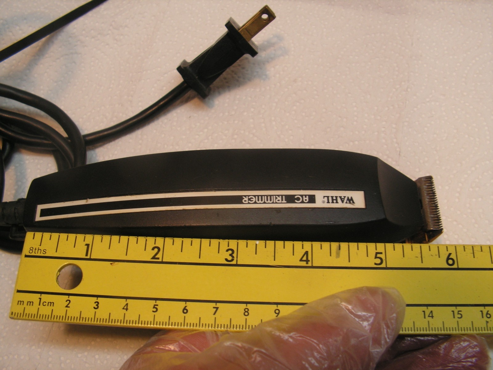 Wahl AC Trimmer Professional Clippers Model ACT Black TESTED & WORKS Gold Cutter
