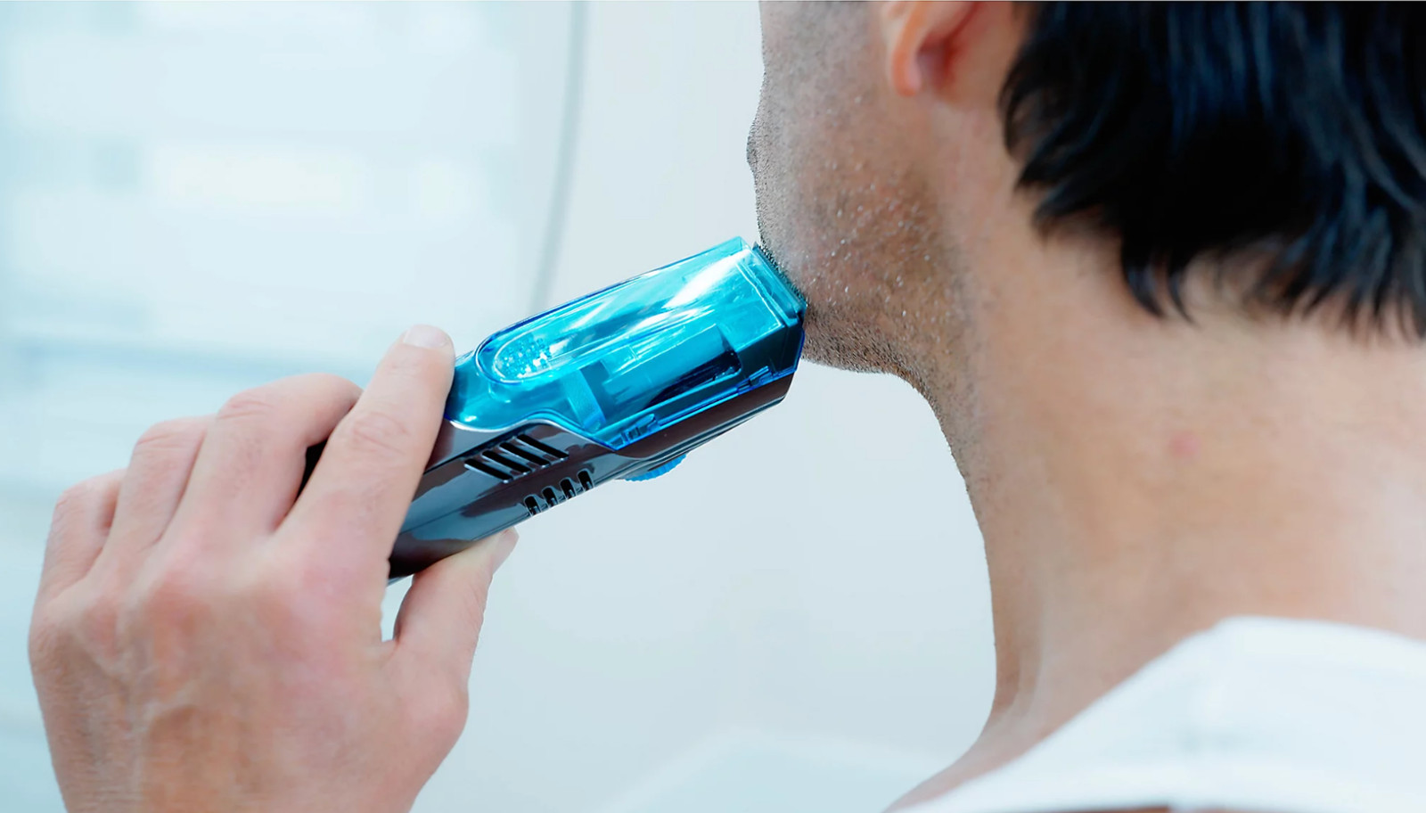 Barbasol Rechargeable Vacuum Beard Trimmer- Black