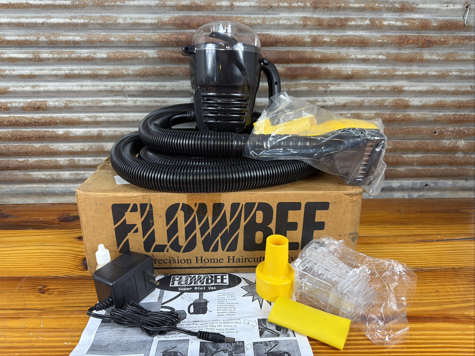 Flowbee Home Haircutting System Clipper Head/Hose, Vacuum & Accessories Included