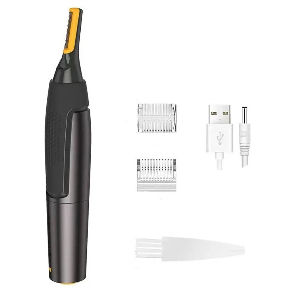 Rechargeable Nose Face Neck Eyebrow Hair Mustache Beard Trimmer Shaver Clippers