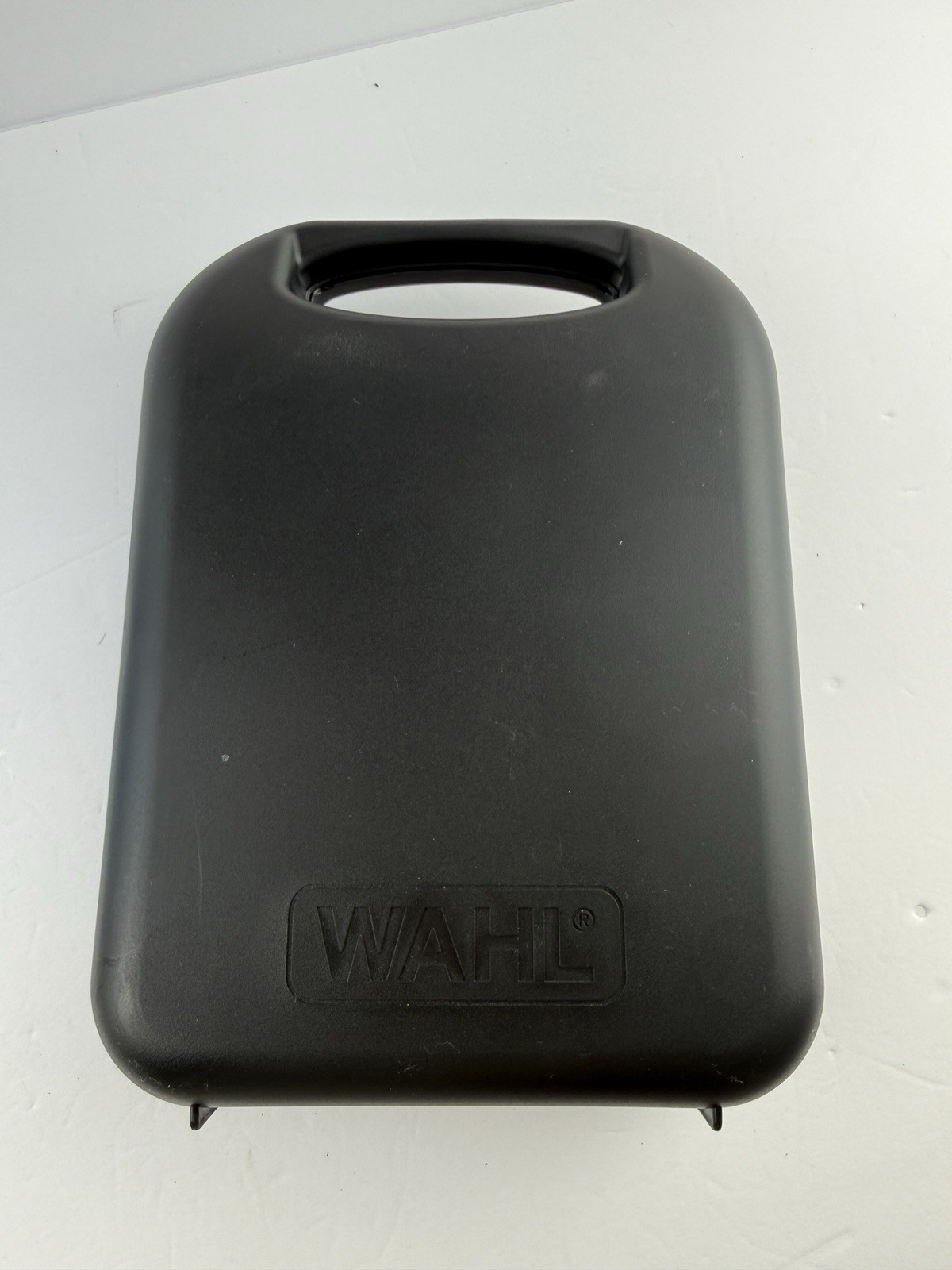 WAHL MC3 Black/Silver CLIPPERS with Size Guards Brush and Hard Plastic Case EUC