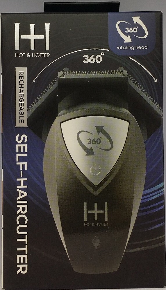 Hot and Hotter Rechargeable Self Hair Cutter 360° Rotating Head
