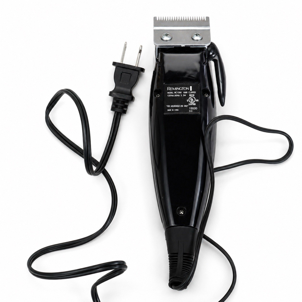Remington HC1090 Corded Hair Clipper Trimmer Tested Works No Guards
