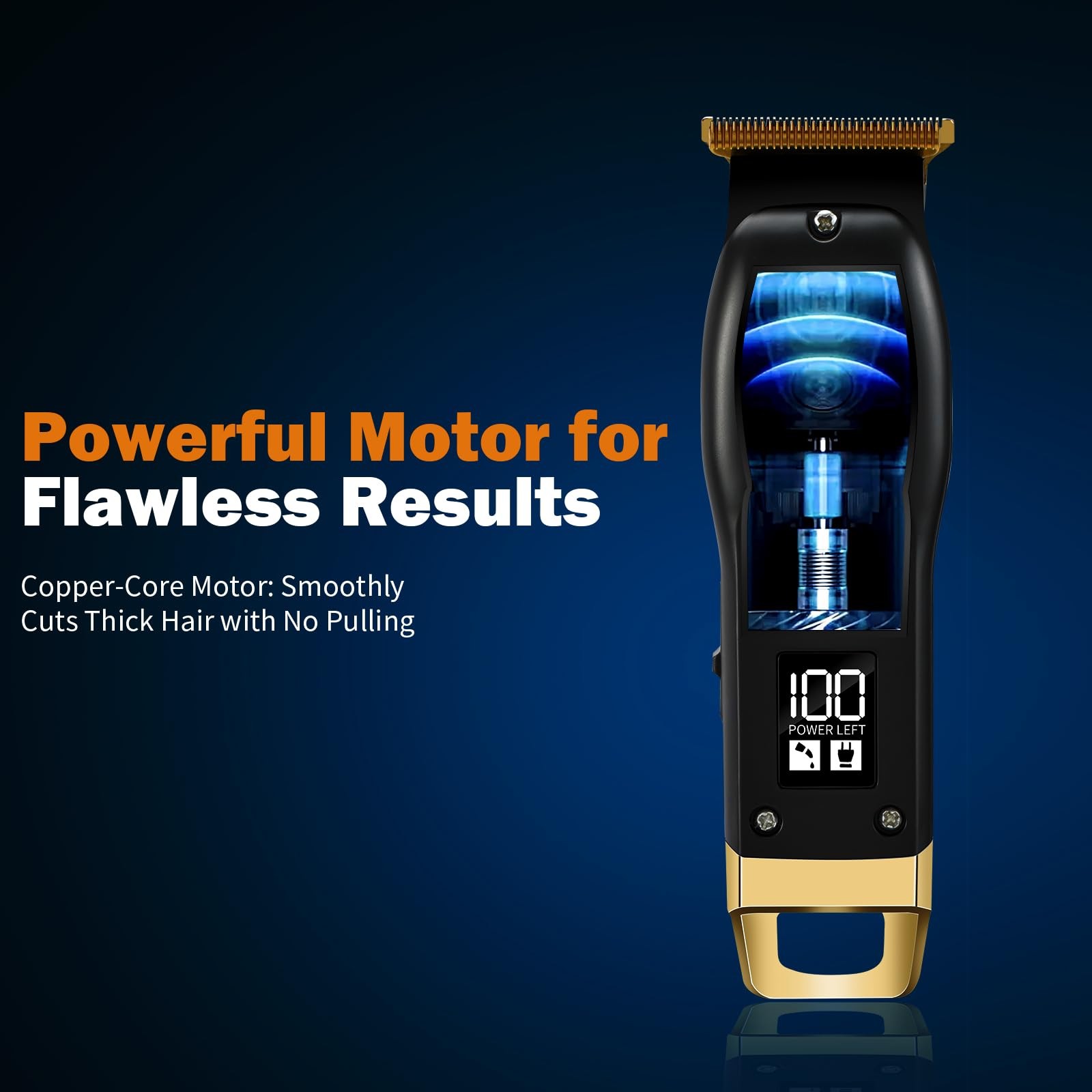 Professional Hair Trimmer for Men – Rechargeable Men’s Hair Clippers & Razor, Co