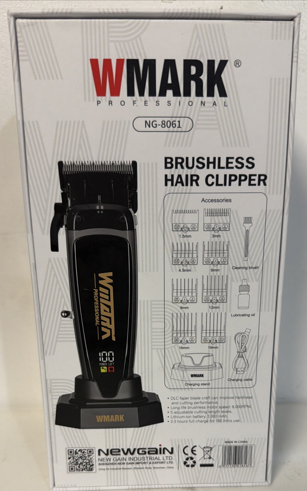 Wmark Profesional Brushless Hair Clipper