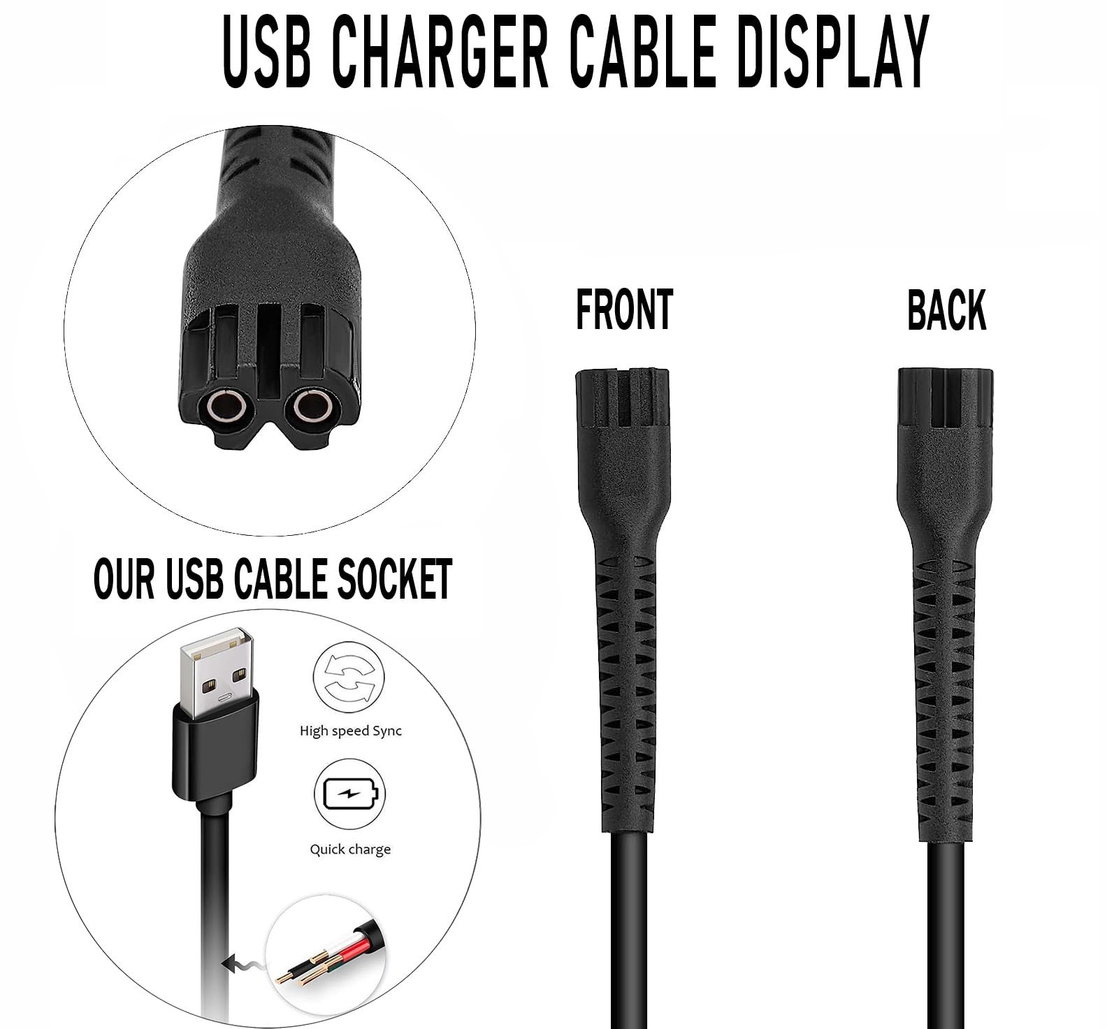 USB Charger Stand Dock for Magic Clip Senior & Detailer Cordless Clippers