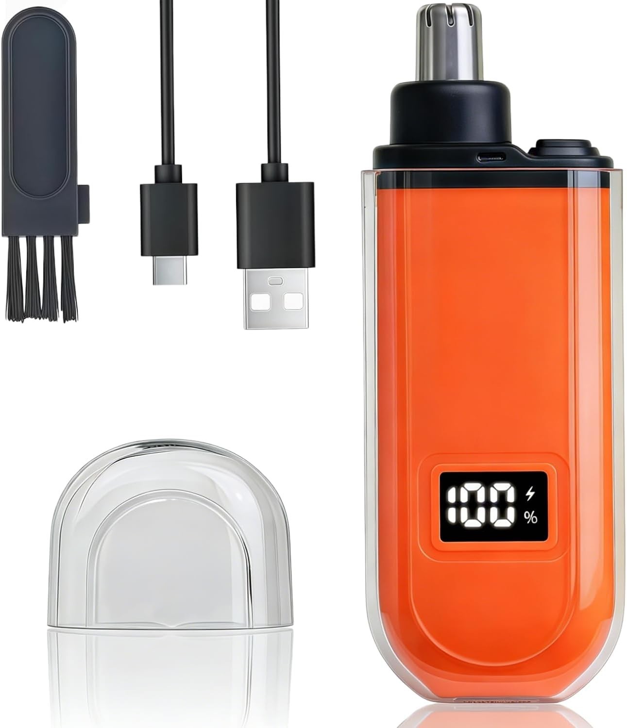 Electric Nose Hair Trimmer for Men Women, Rechargeable Mini Travel Trimmer fo…