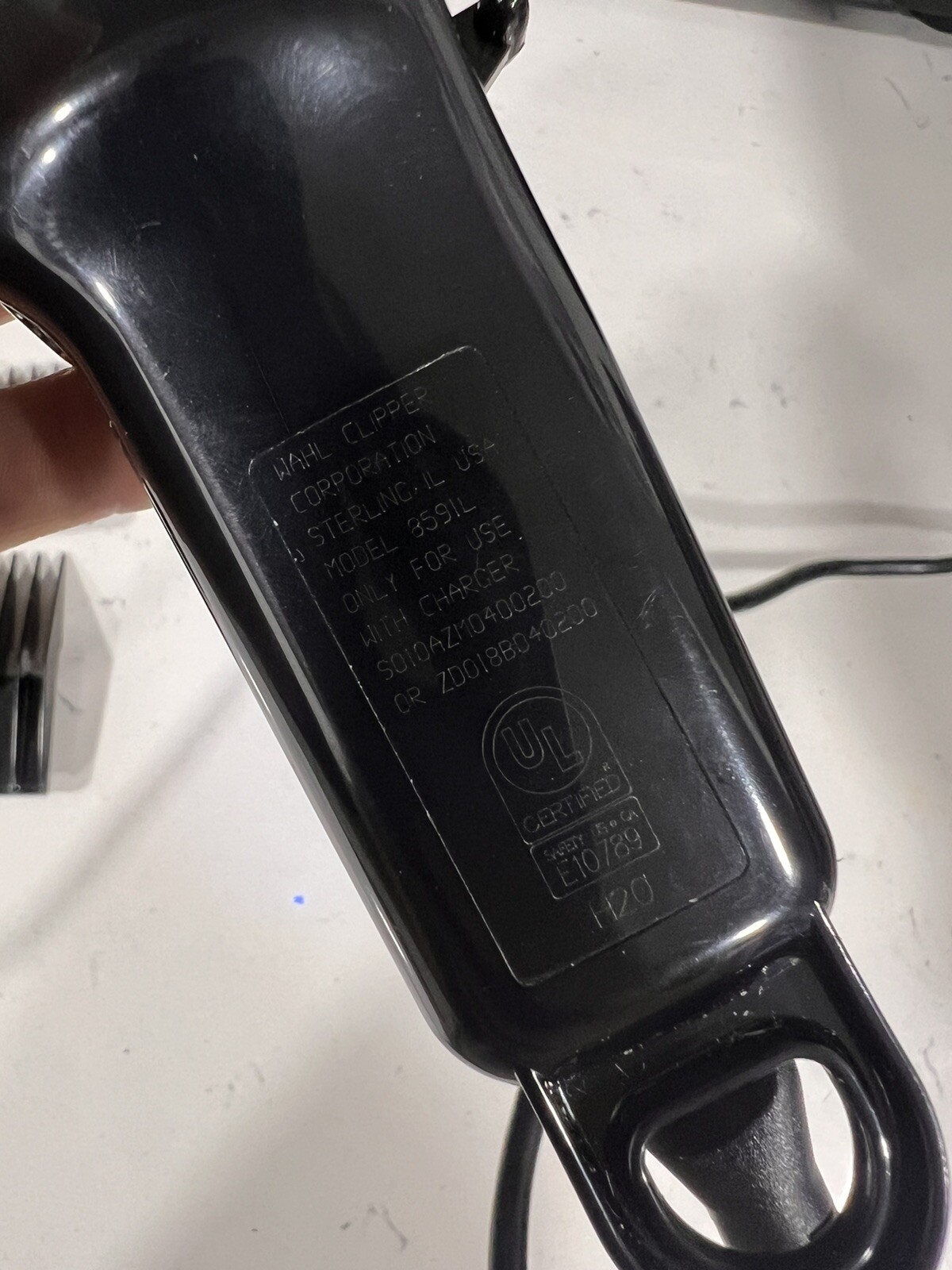 Wahl Professional Cordless Designer Clippers Model 8591 L1 Black