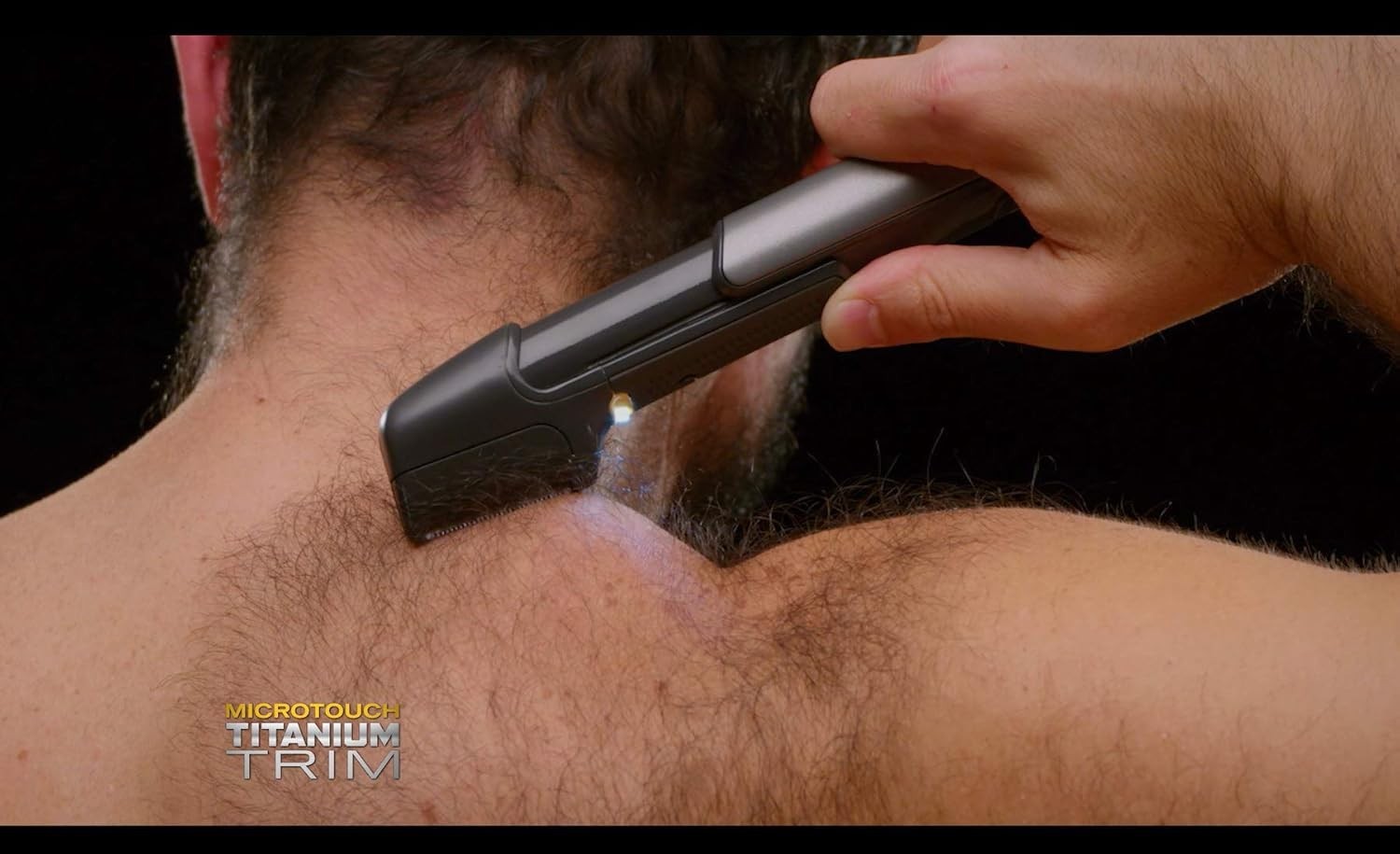 MicroTouch Titanium TRIM: Cordless Lighted Hair Cutter & Body Groomer | 10in