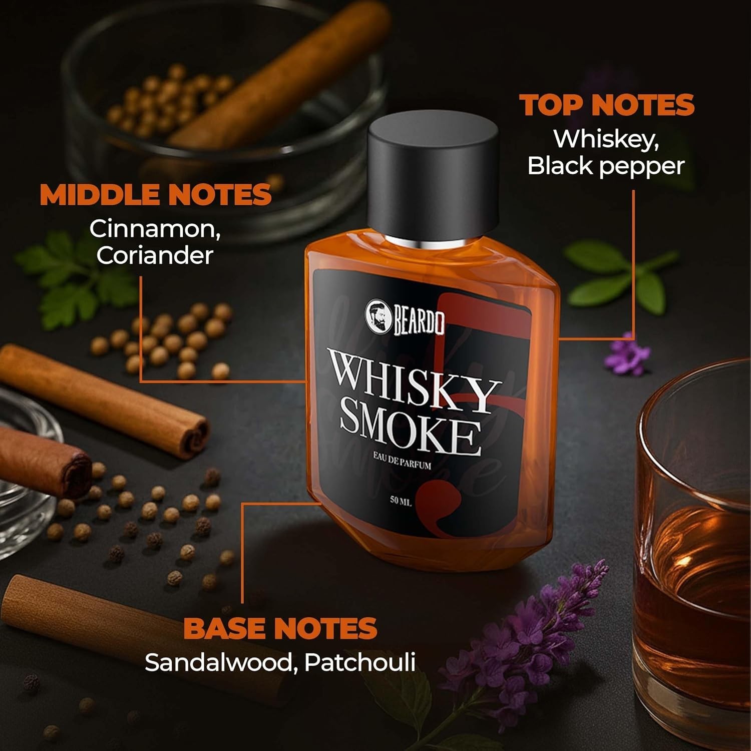 Beardo Ape-X Prime 3-in-1 Trimmer + Whisky Smoke 50ml Men Perfume,BDECB758,Black