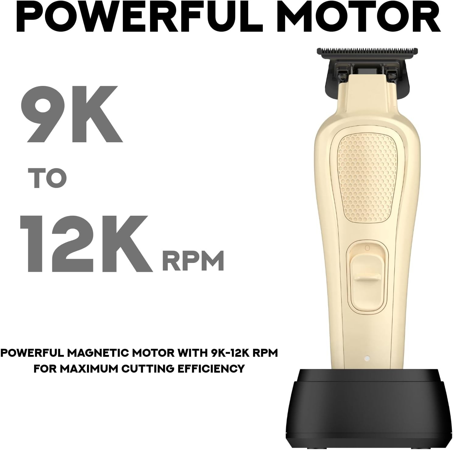 Supreme Trimmer Darkstar82 Metal Barber Trimmer w. Magnetic Vector Motor | ST800