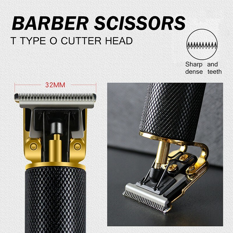 Men Hair Clippers Trimmer Shaver Cutting Beard Cordless Barber T-Blade Seller US