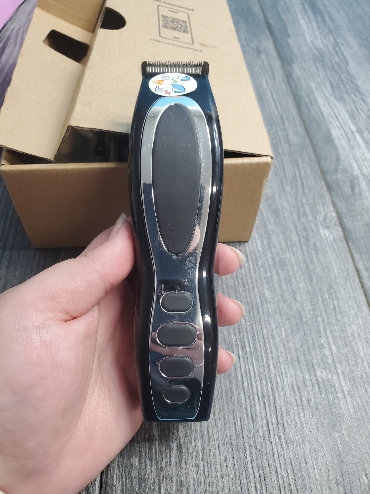 Wahl Rechargeable Beard Trimmer 5598 Brand No Slip Rubber Grip