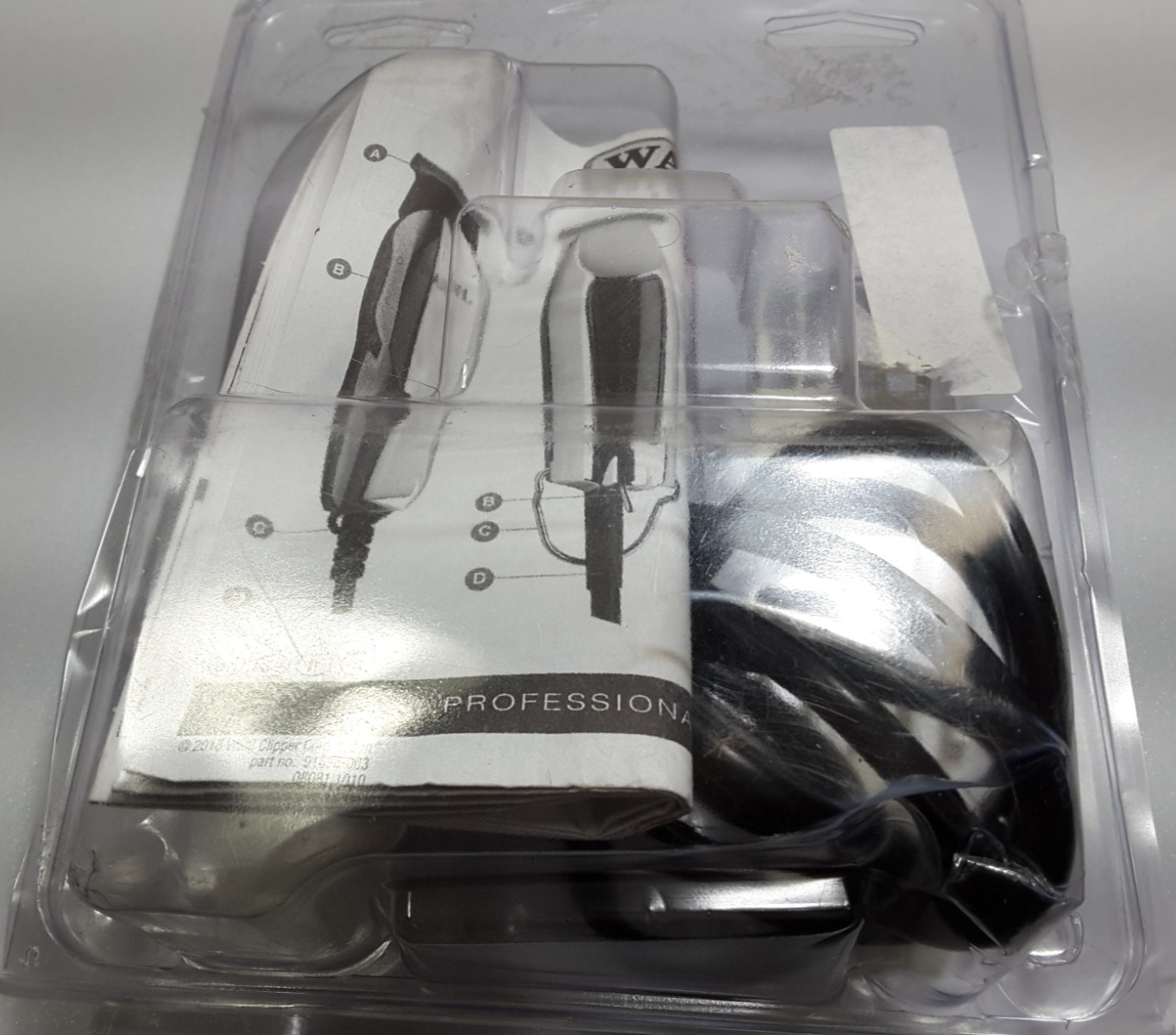 WAHL Professional Peanut – Model 8655 Black Kit Trimmer Clipper