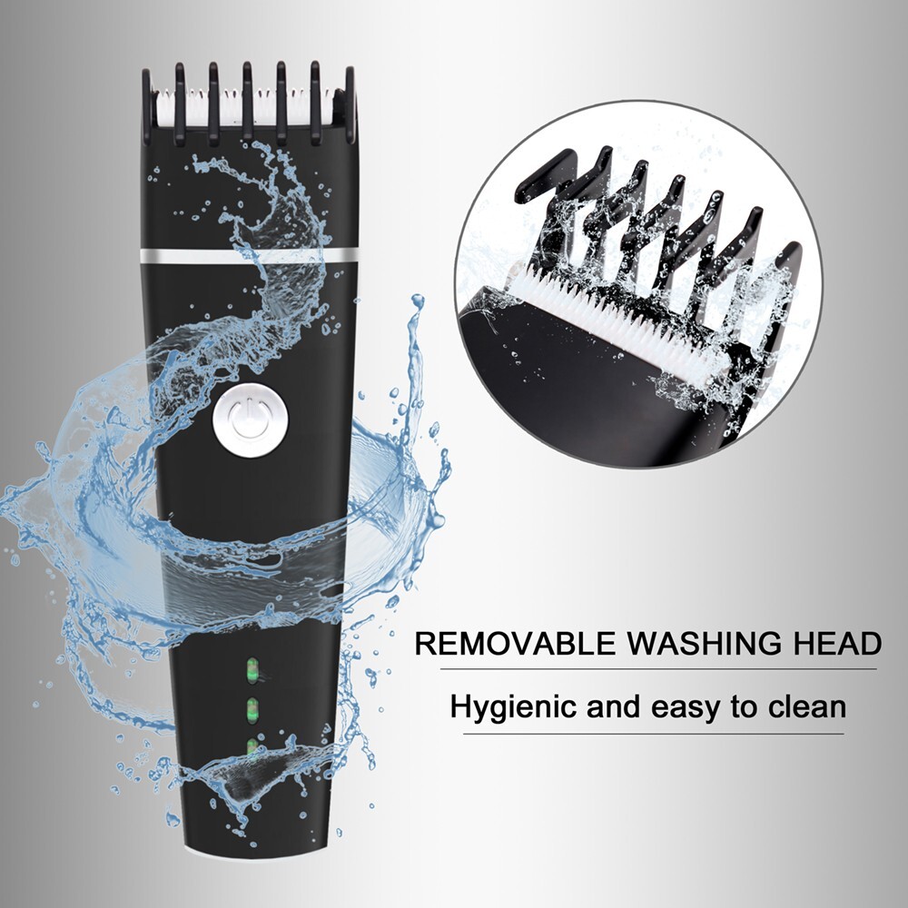 White/Hair Clippers Set for Men Home Barber Salon Hair Cutting Tool Rechargeable