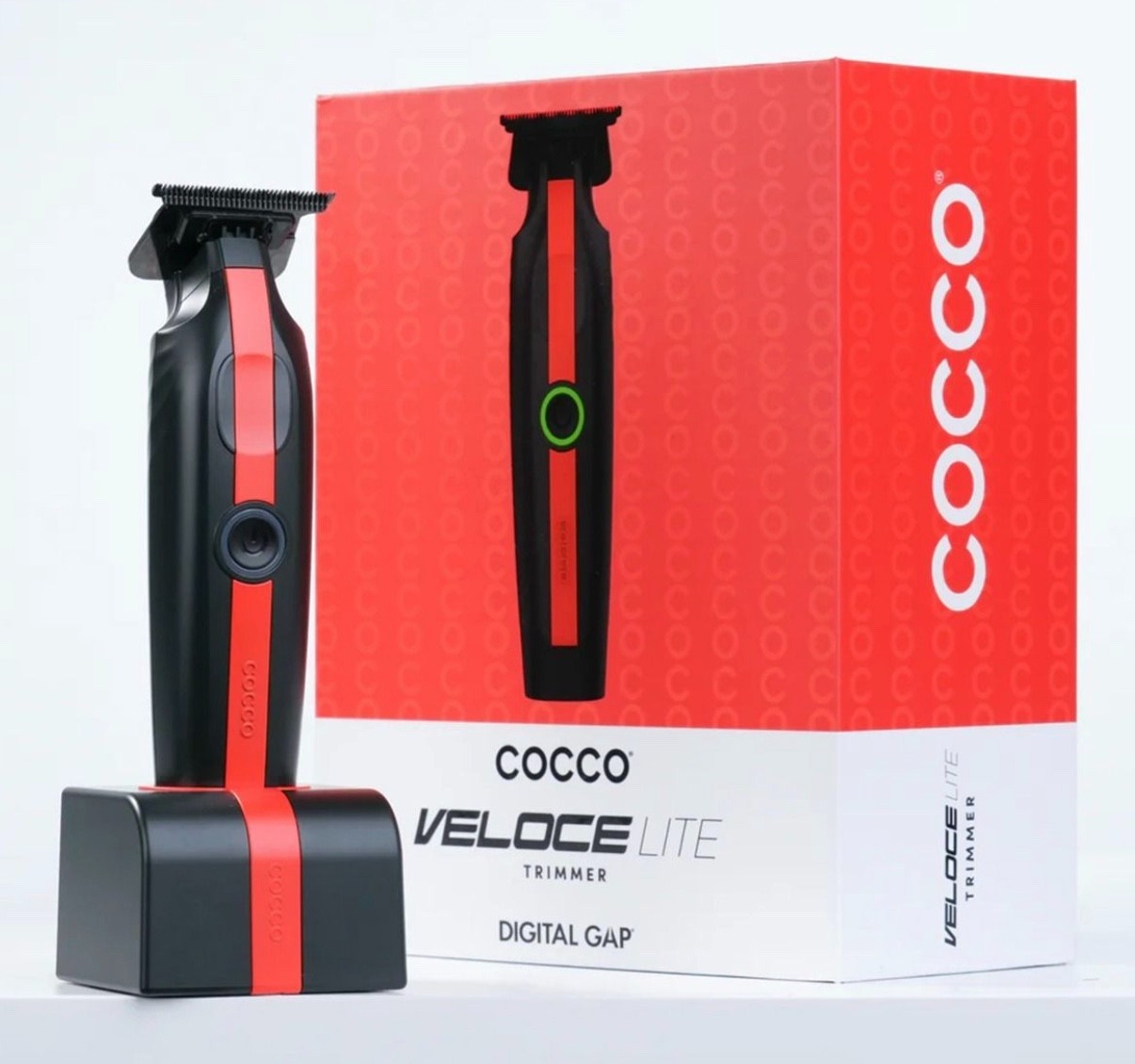 Cocco Veloce Lite Cordless Hair Trimmer Black / Red – BRAND NEW