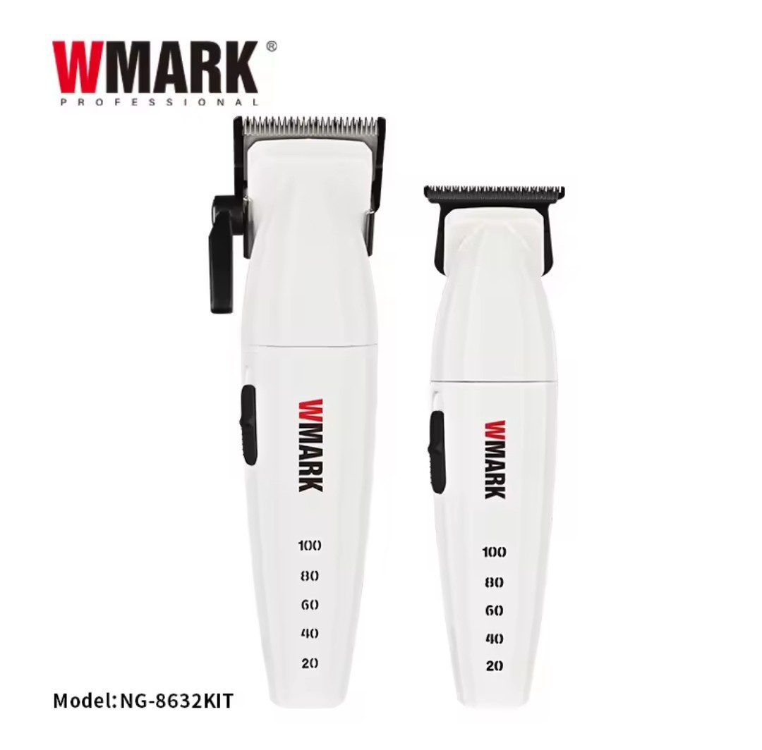 WMARK NG-8632 Pro Cordless Clipper & Trimmer Kit 9000 RPM Barber Set