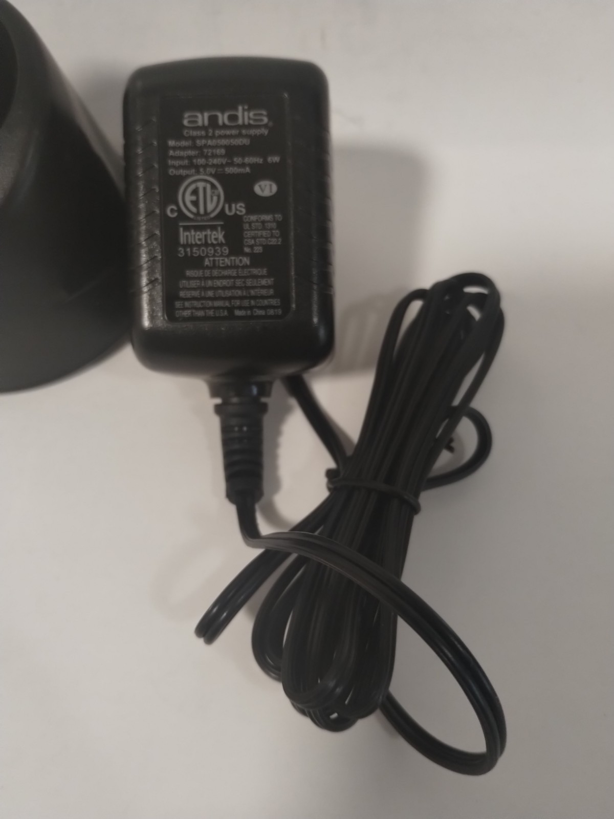 Andis Slimline Pro Li Trimmer Charging Stand And Power Cord OEM