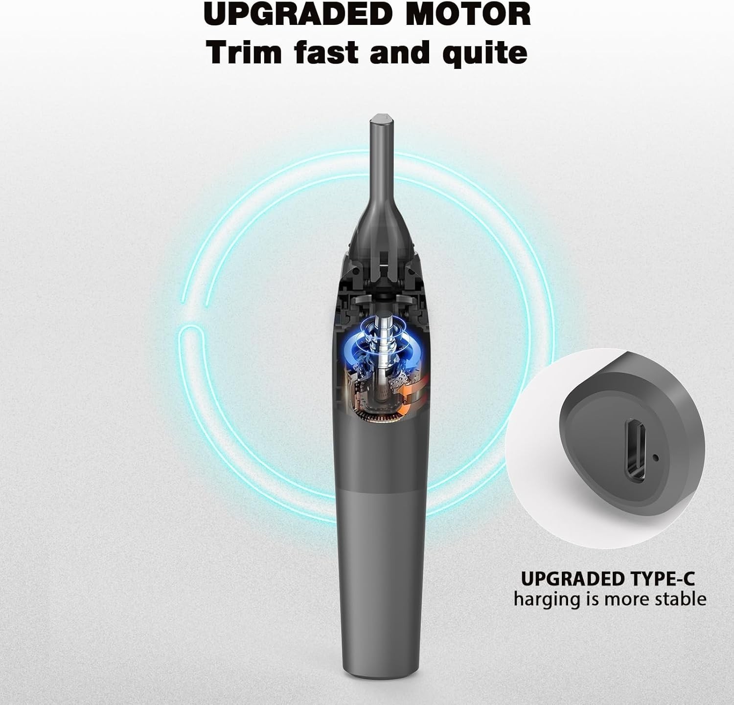 2024 NEW Nose Ear Face Neck Eyebrow Hair Mustache Beard Trimmer Shaver Clippers