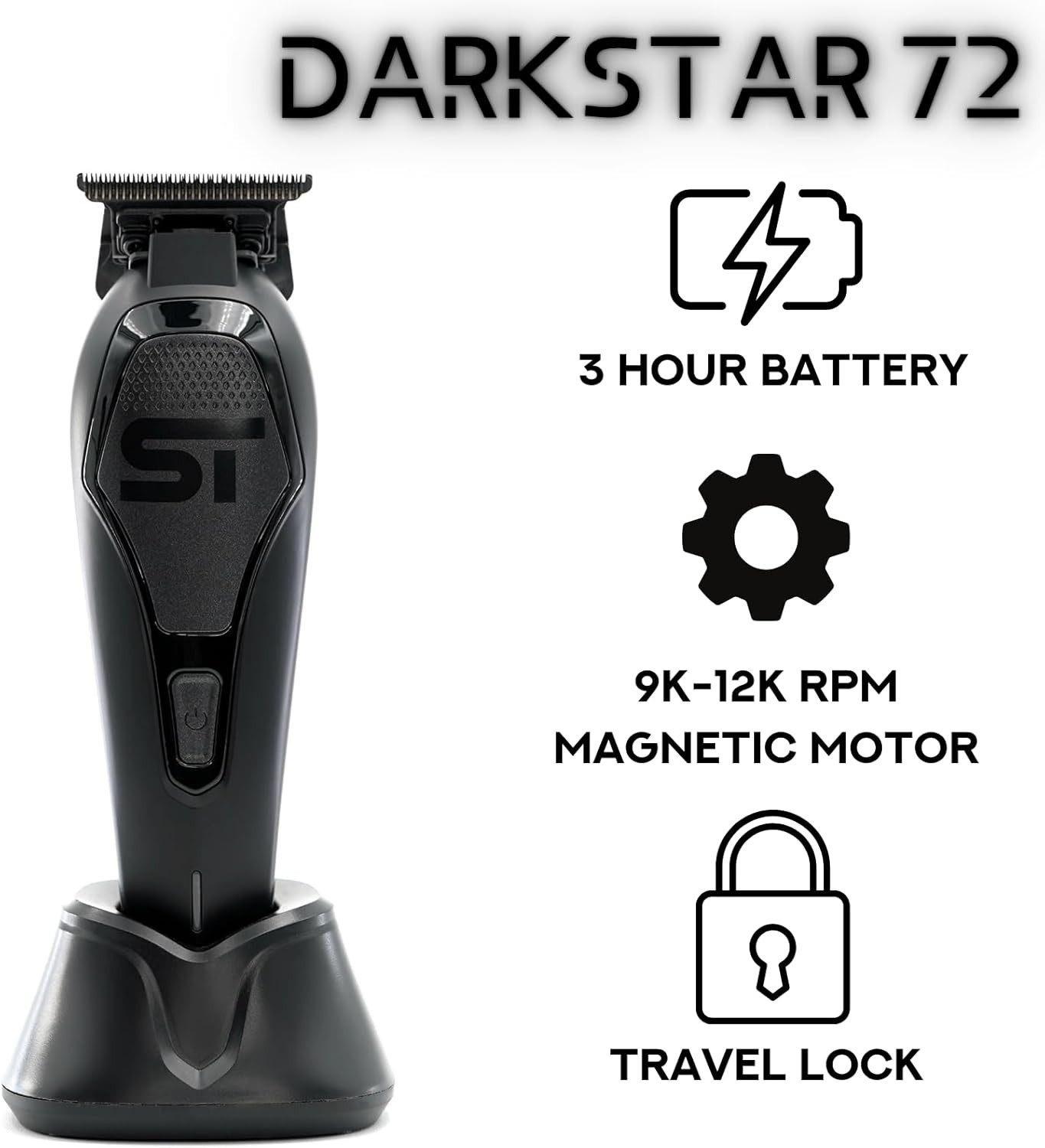 Supreme Trimmer Darkstar 72 Hair Trimmer with Magnetic Vector Motor | ST700