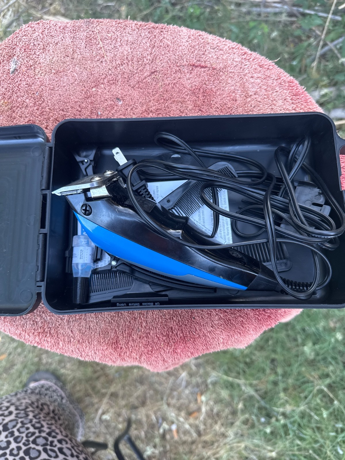 wahl clippers corded in case