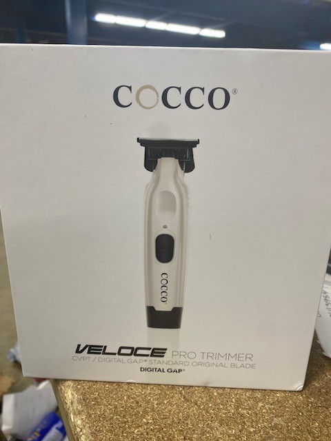 Cocco Veloce Pro White Digital Gap Cordless Trimmer With Stand