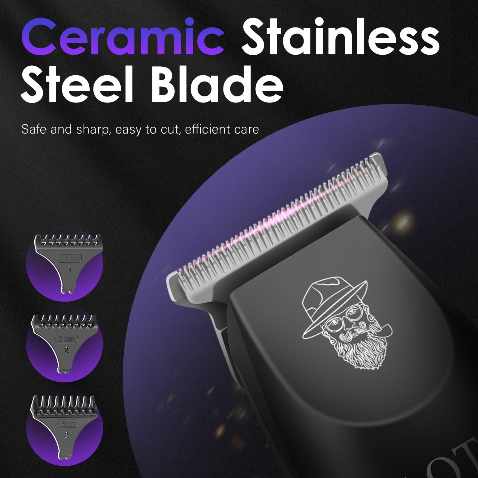 LQT Professional Hair Clippers for Men – Cordless & Corded Dual Mode, 2-Speed…