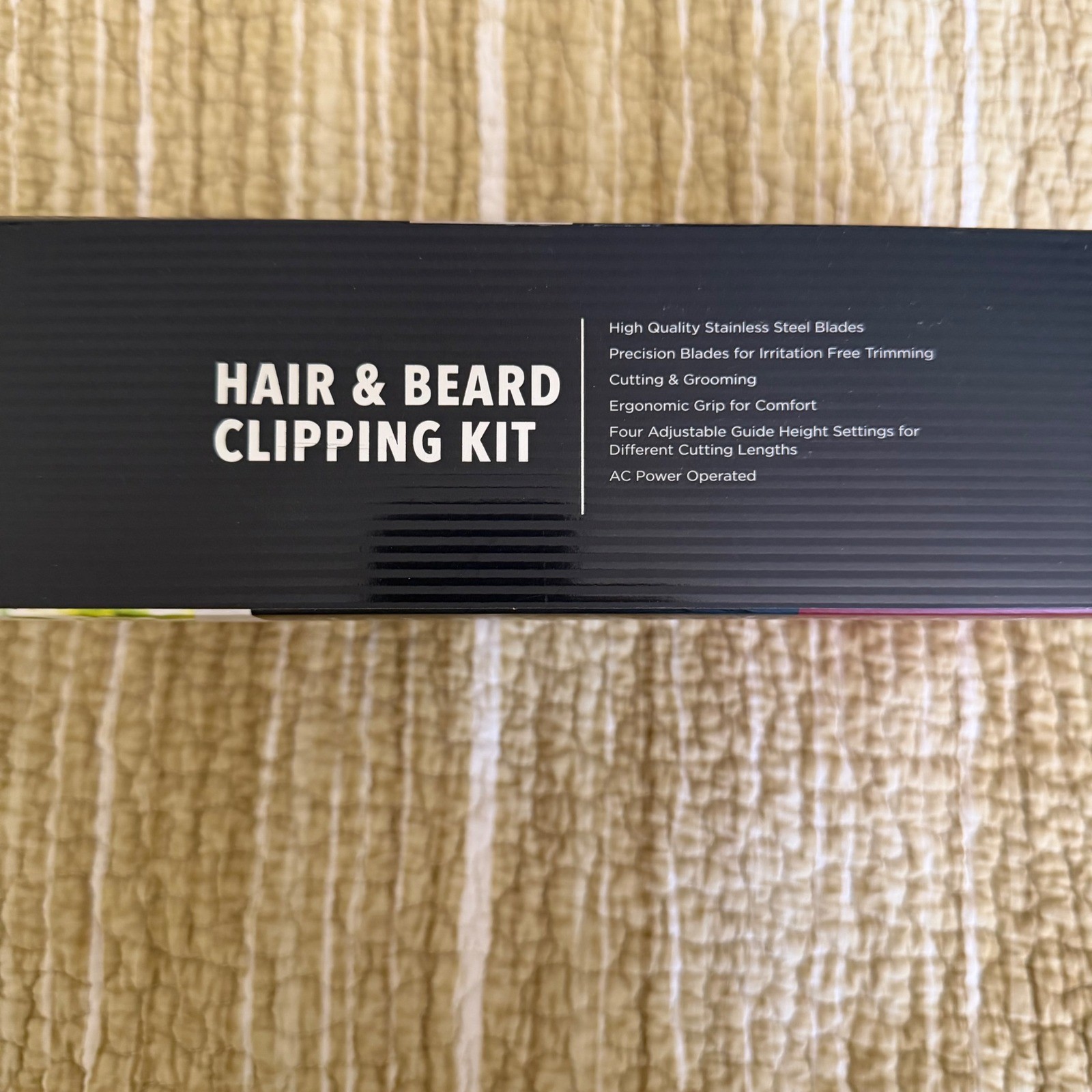 Bally Total Fitness Hair and Beard Clipping Kit 10 Piece Set Stainless Steel New