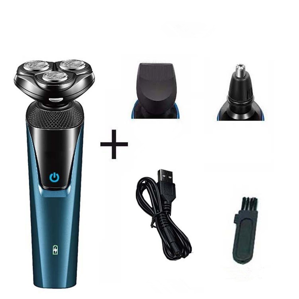 USB Rechargeable 3-In-1 Men’s Professional Multi-function Beard, nose,shave,ear