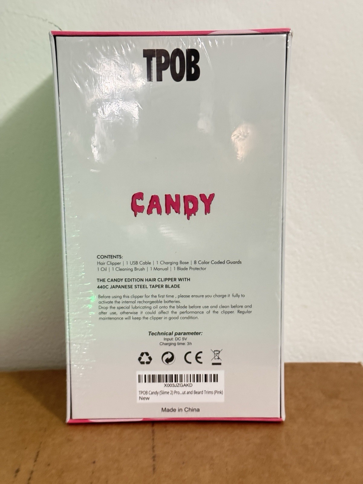 TPOB Slime 2 Candy Edition Barber Hair Clippers Matte Pink