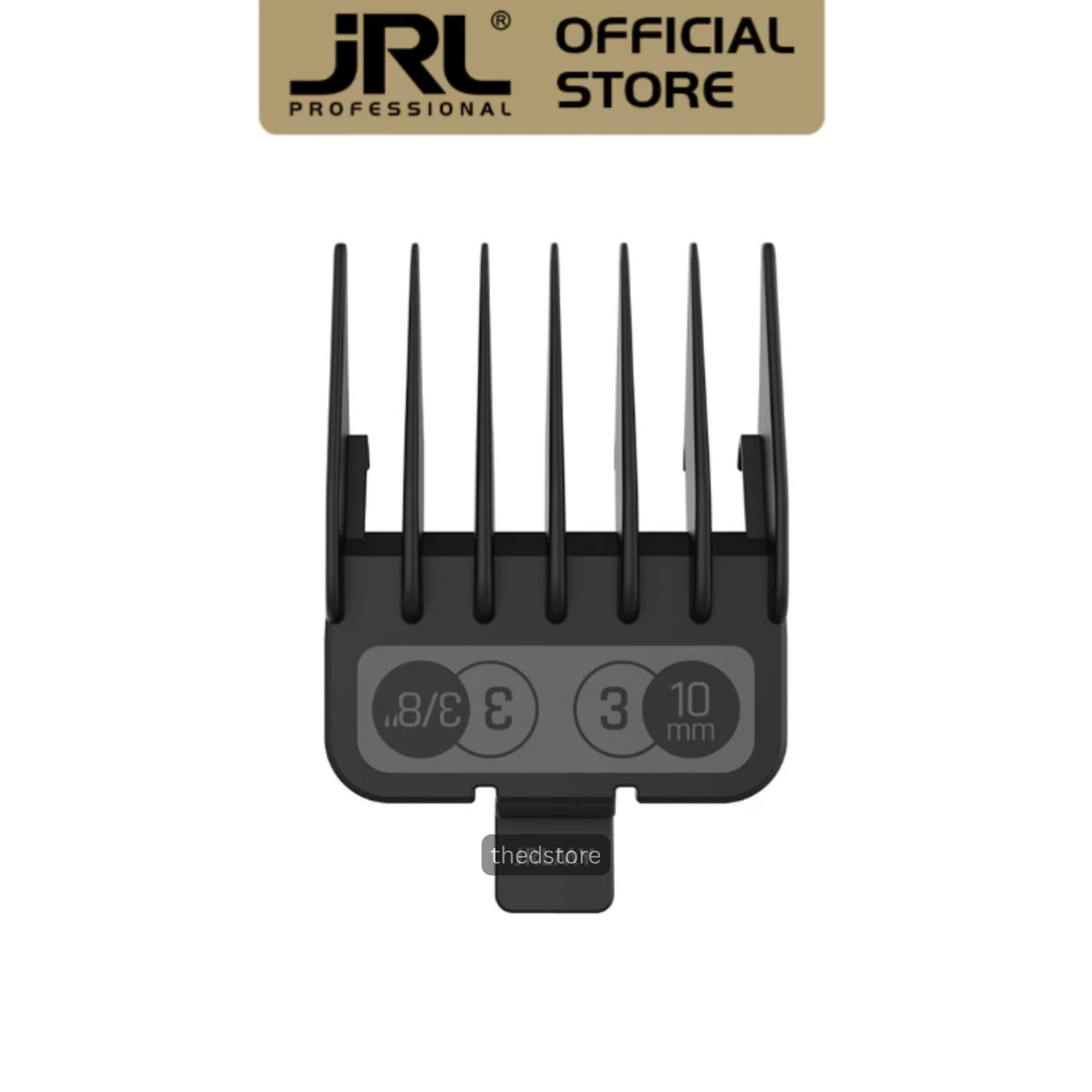 JRL Clipper Guards Set – 6 Premium Guide Combs for Hair Clippers (1.5mm to 13mm)