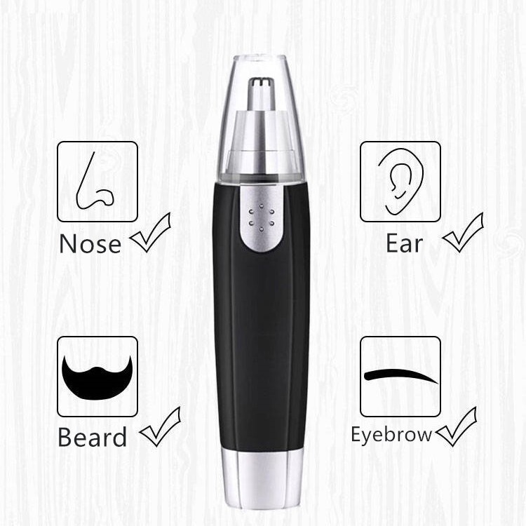 Nose Hair Trimmer Face Neck Ear Eyebrow Shaver Clipper Groomer Cleaner Unisex