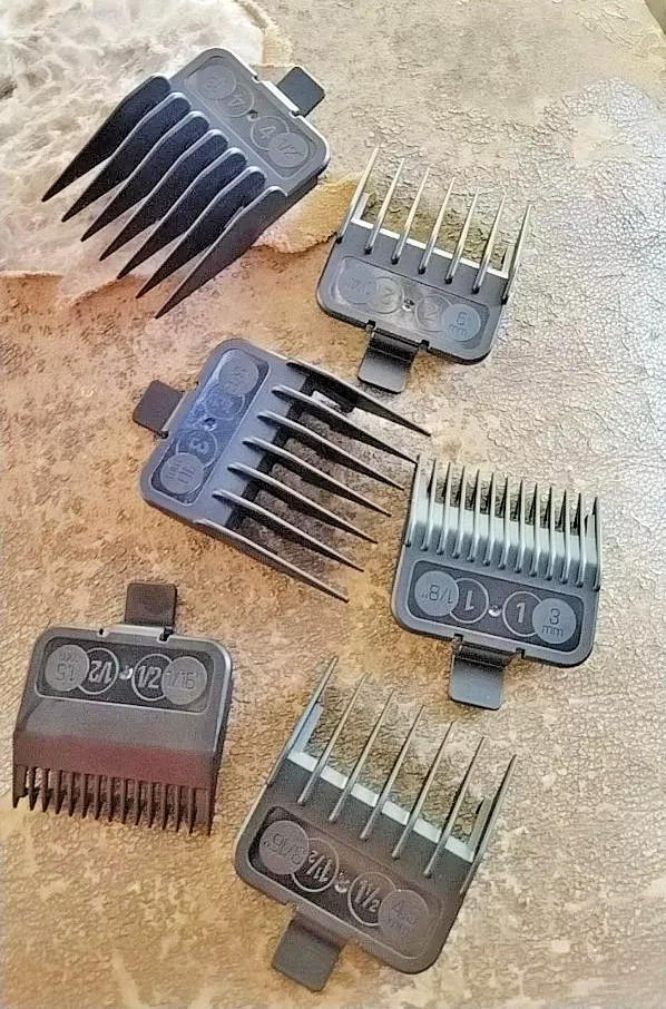 JRL Premium Clipper Guards Set – 6 Guide Combs (1.5mm to 13mm) for Hair Clippers