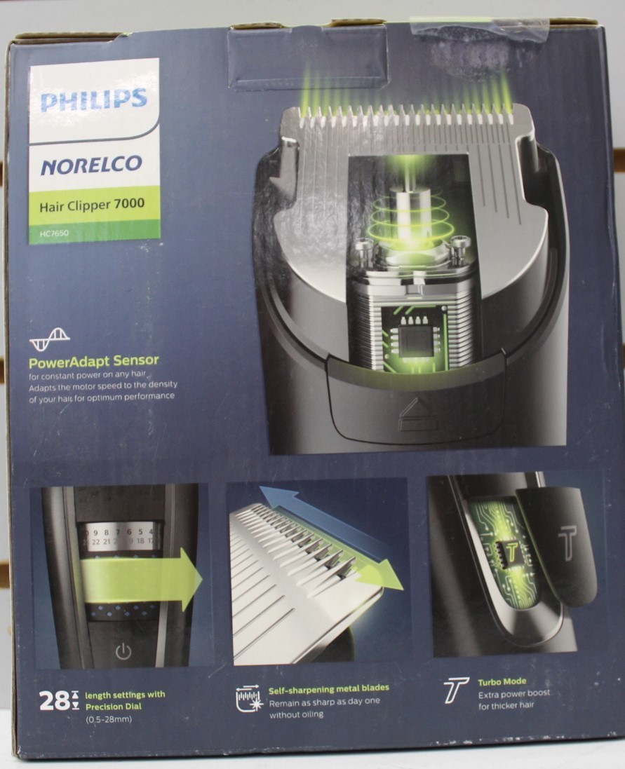 Philips Norelco Hair Clipper 7000 Series, Hair and Beard Trimmer HC7650/40
