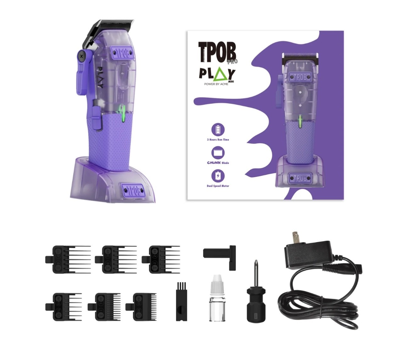 TPOB Play Mini Clipper PURPLE Limited Edition