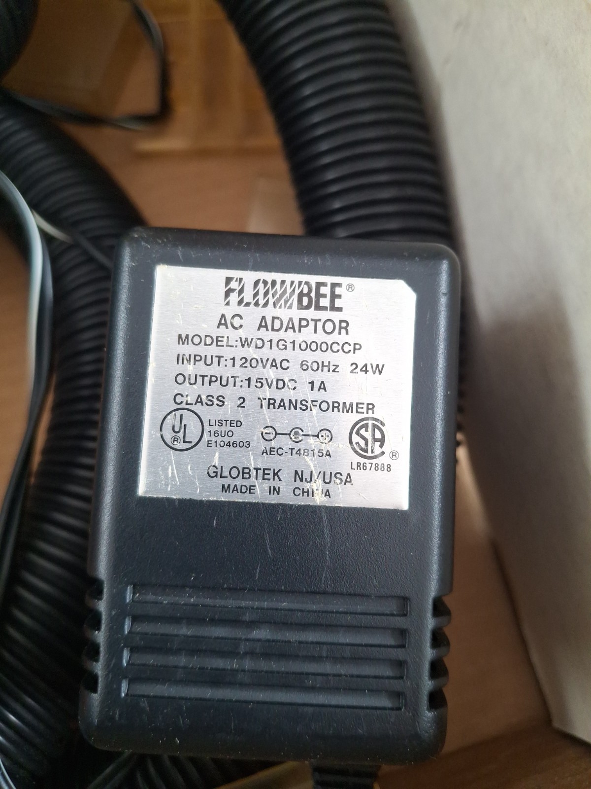 Flowbee Haircutting System Used and FOR PARTS ONLY W/Box and Instructions AS IS