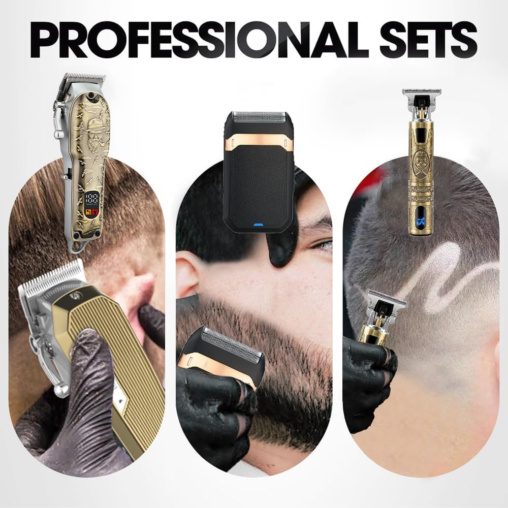 PRO Máquinas Profesionales Para Cortar Cabello Maquina Cortadora De Pelo Set M