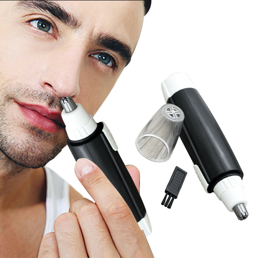 Electric Nose Ear Hair Trimmer Face Neck Eyebrow Shaver Clipper Groomer Cleaner