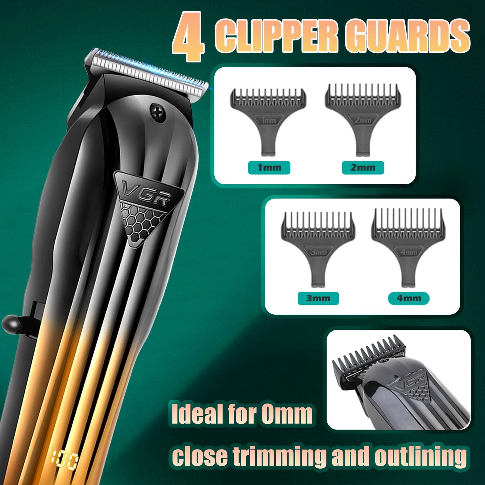 VGR 644 Professional Hair Clippers for Men with Trimmer Electric Shavers